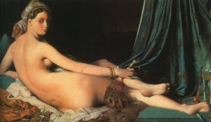 Le Grande Odalisque by Jean Auguste Dominique Ingres
